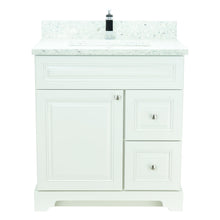 Load image into Gallery viewer, 30&quot; Antique White Damian Vanity with Topaz Quartz