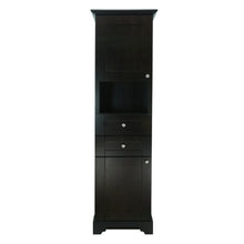 Load image into Gallery viewer, Espresso Damian Linen Cabinet