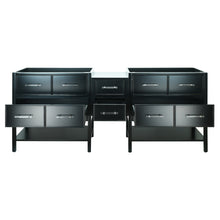 Load image into Gallery viewer, 86&quot; Black Gemma Vanity Base Only