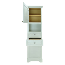 Load image into Gallery viewer, Antique White Damian Linen Cabinet