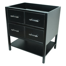 Load image into Gallery viewer, 30&quot; Black Gemma Vanity Base Only