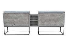 Load image into Gallery viewer, 94&quot; Casey LED Double Sink Vanity with Middle Cabinet