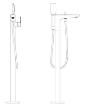 Load image into Gallery viewer, Stan Freestanding Bathtub Faucet