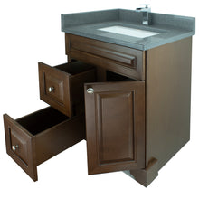 Load image into Gallery viewer, 36&quot; Royalwood Damian Vanity with Crystal Grey Quartz