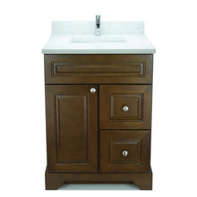 Load image into Gallery viewer, 24&quot; Royalwood Damian Vanity with Carrera Quartz