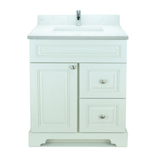 Load image into Gallery viewer, 30&quot; Antique White Damian Vanity with Carrera Quartz