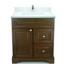 Load image into Gallery viewer, 30&quot; Royalwood Damian Vanity with Carrera Quartz
